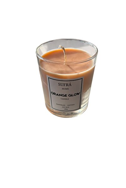 SUFRA HOME Orange Glowe Kokulu Mum, Hediyelik