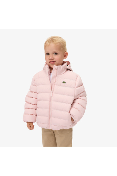 Lacoste Unisex Hooded Diamond Taffeta Puffed Jacket - BJ0980-00-ADY