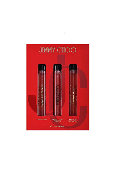 Jimmy Choo For Women Mini Set 3 X 10ml (I Want Choo Eau De Parfum + I Want Choo Forever Eau De Parfu