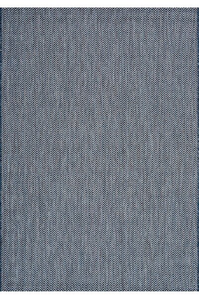 eresa Santorini 122 Ekru Lacivert Sisal Halı