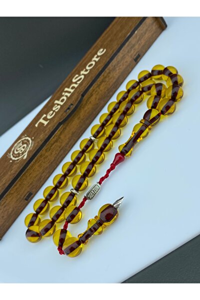 Tesbih Store Zeyzun Usta İmzalı Osmanlı Benzetme Çubuk Malzeme Ateş Kehribar Küre Kesim