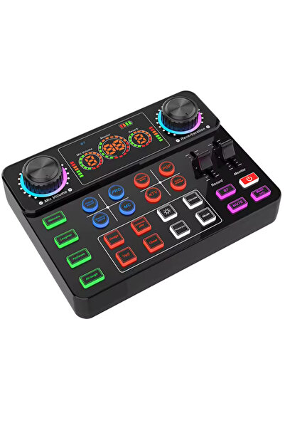 XİRA RGB Işıklı Profesyonel Yayın ve Ses Kartı – Podcast, Oyun, Canlı Yayın İçin