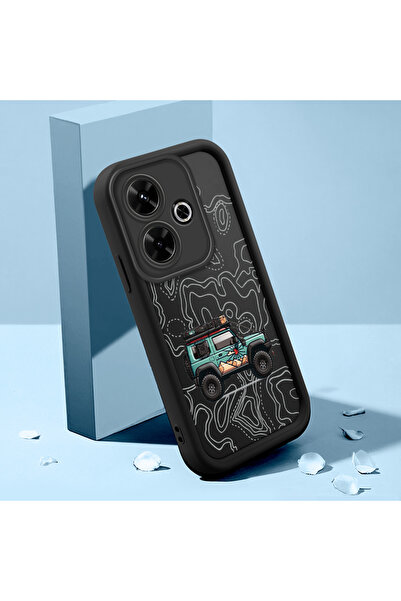 Hontinga حافظة هاتف Xiaomi Poco M6 4G متوافقة مع ناوث مونت سيلكون الناعمة الم...