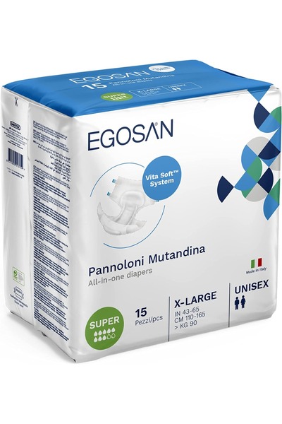 EGOSAN Adult Diaper Large 15s