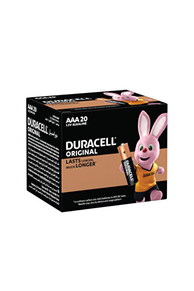 Duracell DCABO AAA Alkaline Battery – Pack of 20