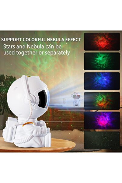 Generic Star Projector Night Light, Astronaut Design, Galaxy Light for Kids Bedroom, Room Ceiling Decoration