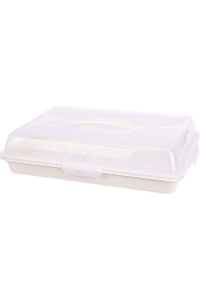Excellent Houseware cake serving and transport tray, polypropylene, 44x31x10 ...