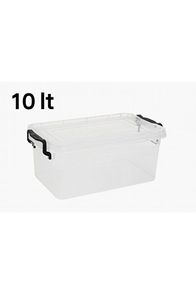 KIZILELMADA 10 L Plastic Storage Container with Lid – Durable and Large Capacity