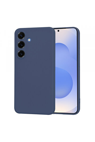 Samsung Case compatible with Galaxy S25 S931, SoftFlex, Navy Blue