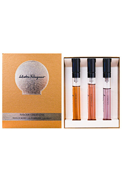 Salvatore Ferragamo Tuscan Creations For Unisex Mini Set 3 X 5ml (Testa Di Moro + La Commedia + Cali