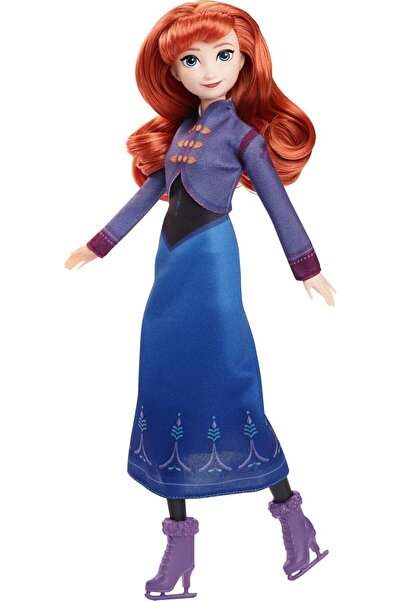 mattel دمى أزياء ديزني فروزن - آنا المتزلجة على الجليد