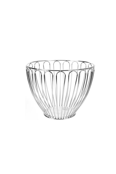 Koopman International Koopman Excellent Housewares fruit bowl, chrome steel, 23x17 cm, silver