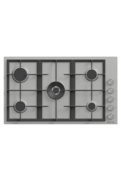 General Goldin Built In 5 Gas Burner Cooker, 87x52cm, Auto ignition, Cast iron pan support,