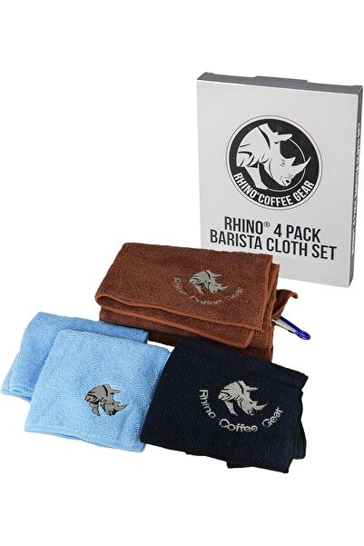Rhinowares مجموعة مناشف تنظيف القهوة من راينو كوفي جير - 4 قطع من مناشف التنظ...