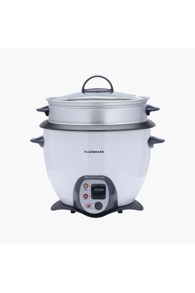 Olsenmark 4-in-1 Automatic Rice and Curry Cooker - 1.8 L