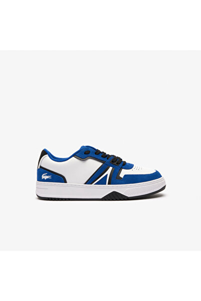 Lacoste Men's L001 Coated Leather Trainers - 46SMA0051-X96