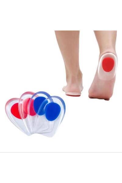 OEM Talonete Ortopedice din Gel Pentru Calcai, Marime universala, Unisex, Rosu