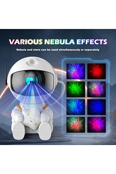 Generic Worldtronics Astronaut Galaxy Projector Night Light for Kids with Timer & Remote