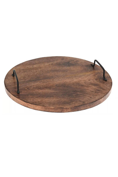 Koopman International Tocător rotund Koopman, mango, 39x5 cm, maro