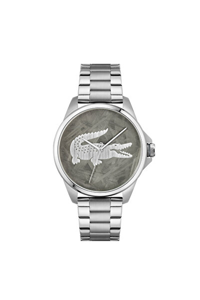 Lacoste ساعة لو كروك بسوار معدني - 2011393-فضي
