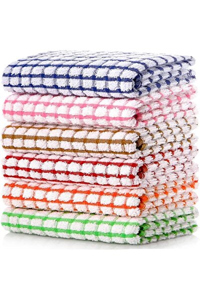 bolivia's Kitchen Dish Towels, 6 Pack 42×64cm Cotton