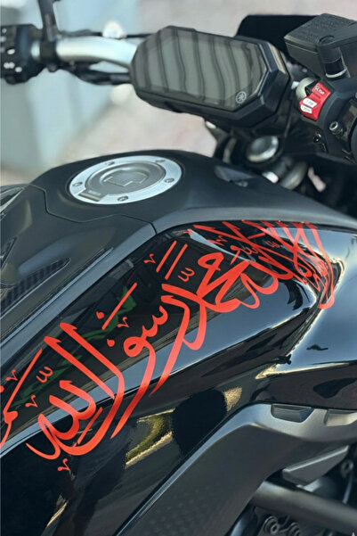 Banxtre ملصق باللون الأحمر لخزان الدراجة النارية (40 سم × 10 سم)