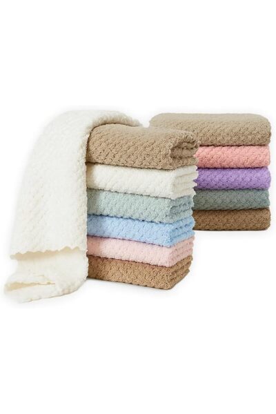 Generic مناديل تنظيف من الألياف الدقيقة (عبوة من 5 قطع) - فائقة النعومة، خالي...