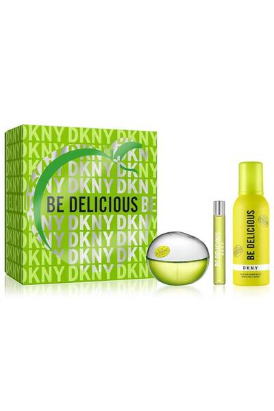 DONNA KARAN Be Delicious For Women Set Eau De Parfum 100ml + Eau De Parfum 15ml + Refreshing Shower