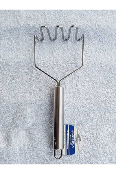 bir sürü eşya pak market أداة هرس البطاطس من الفولاذ المقاوم للصدأ بلون العاج