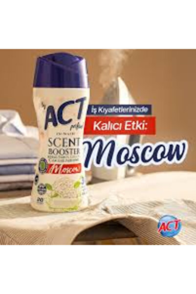 Gayoor ACT ÇAMAŞIR PARFÜMÜ MOSCOW (BEYAZ SABUN KOKULU) 210 GR *4'LÜ