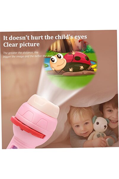 The Bros مصباح يدوي مزود بجهاز عرض صور من توي إيماجن كيدز مع 3 شرائح عرض صور ...