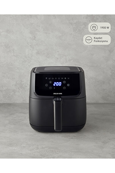 ozbience Genel Amaçlı Büyük Kapasiteli Dijital Air Fryer Siyah