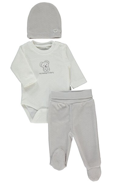 Bebetto Velvet Body Set 3 Pieces (My Little One) Gray