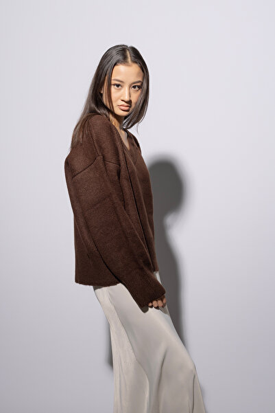 Nisan Pulover de tricotaj cu decolteu în V