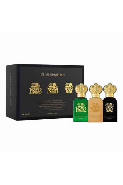 Clive Christian Original Collection For Women Mini Set Perfume 3 X 10ml (1872 Feminine + No.1 + X Fe