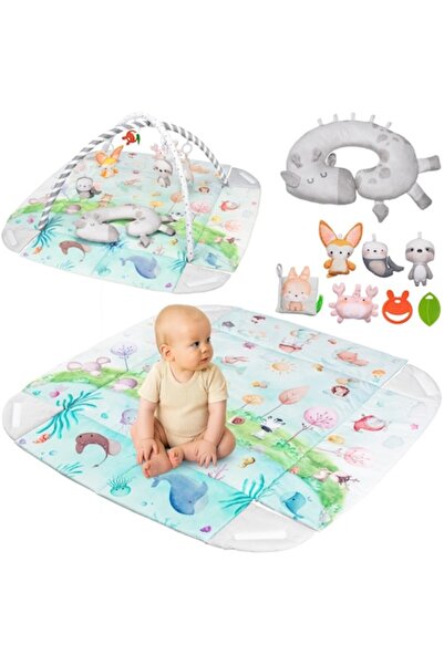 Lionelo Salteluta interactiva, Lionelo, Anika, 8 jucarii senzoriale, Lavabila...