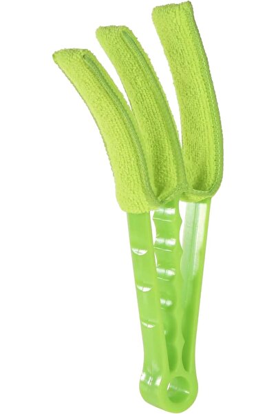 Generic Window Blind Duster Brush with Microfiber Sleeve - Green