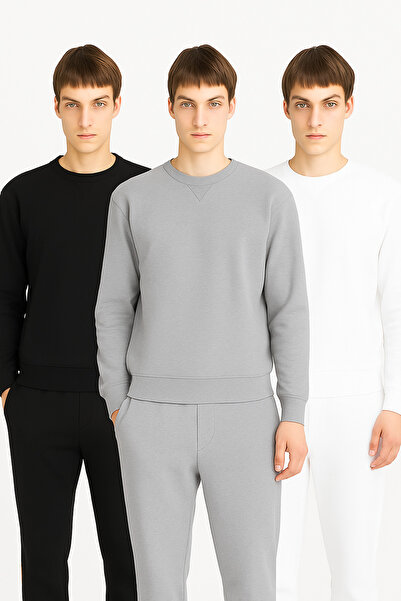 DeFacto 3-Pack Oversized Fit Sweatshirt