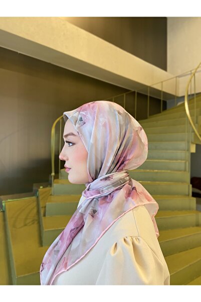 İpekhan Renkli Desenli Pamuk Eşarp – Canlı ve Modern Tasarım