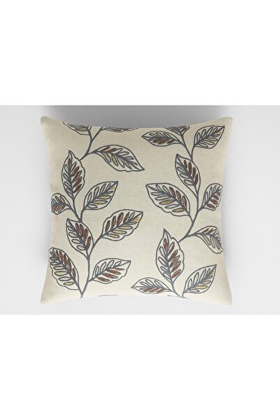 Pyramid Home Linen Throw Pillow Cover Stain Resistant Waterproof Single Zippered