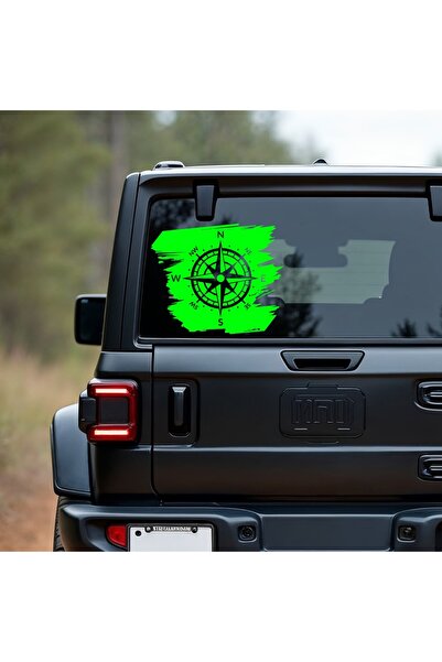 StickITsibiu Off Road Compass – Autocolant Auto 4×4 Off-Road – Dimensiuni 35x...