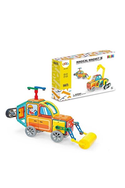 SHANTOU Magical Magnet II magnetic construction set, 98 pieces - construction...