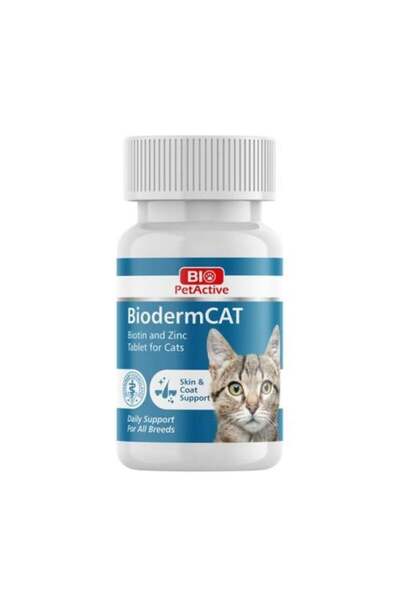 Bio PetActive BioDerm Cat Skin & Coat Tablets (100 tablets)
