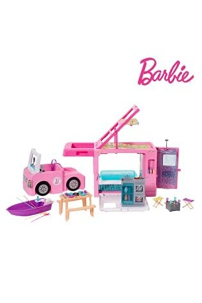 mattel Păpușă cu rulotă 3 în 1