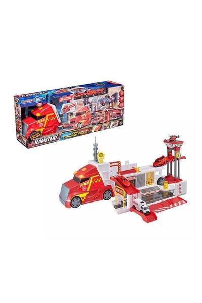 Generic Tim Steers Fire Truck with 5 Cars