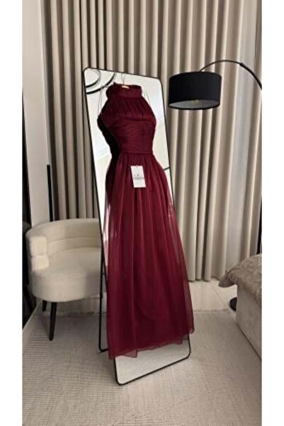 Nareen Fashion فستان سهرة غزالة - بورغندي