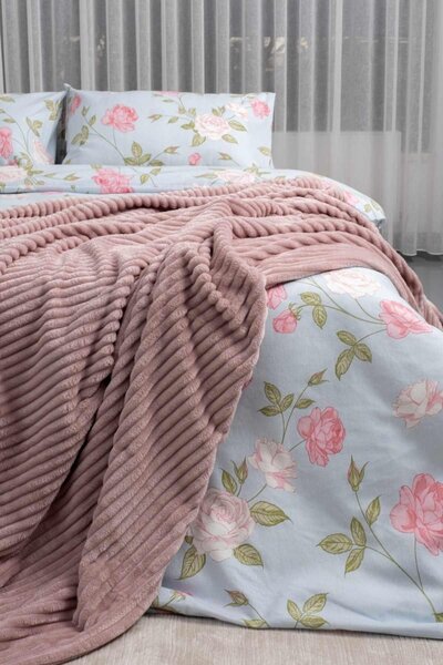 Menderes Home La Notte Single Blanket Dusty Rose