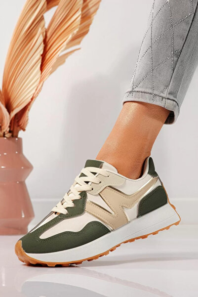 Zaira Дамски зелени маратонки от екокожа Clare #21854 - 39