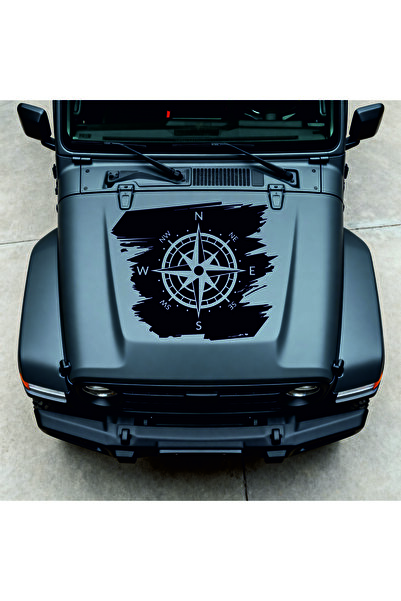 StickITsibiu Off Road Compass – Autocolant Auto 4×4 Off-Road – Dimensiuni 35x...