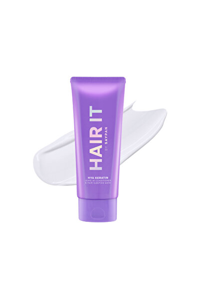 HAIR IT بلسم هيا كيراتين يُترك على الشعر وقناع ليلي للشعر - 100 غرام